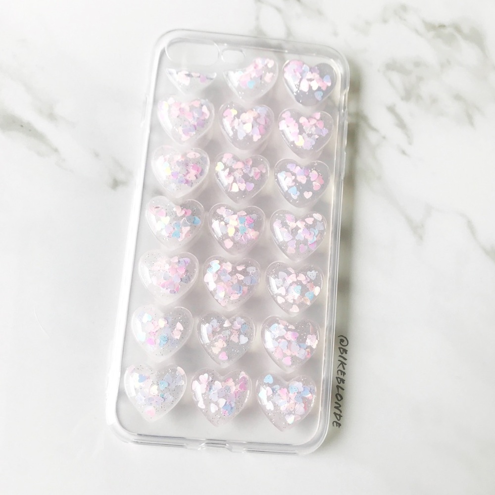 NEW iPhone 7 Plus/8 Plus Rose Glitter Soft Case - Picture 3 of 8